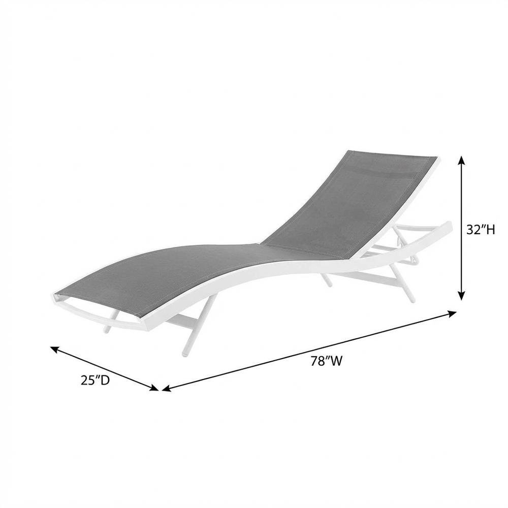 Outdoor Patio Chaise Lounge Set Of 2 With Comfortable Design And Durable Frame. Picture 7