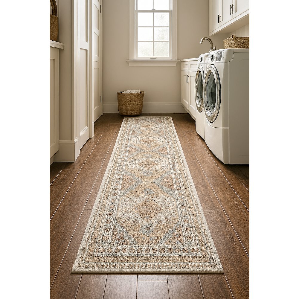 Area Rug Ultra Soft Washable Rug, Non Slip, Stain Resistant Rugs (2'7" x 9'). Picture 6