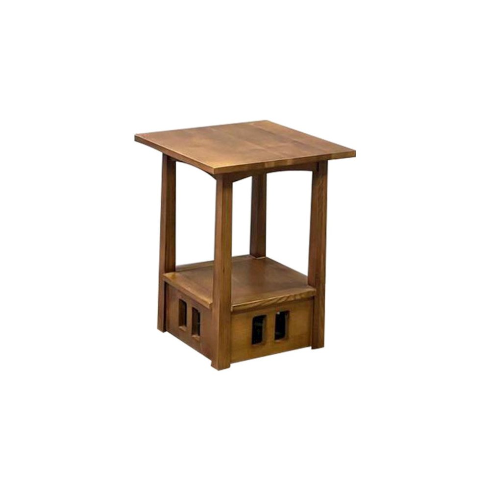 Arts and Crafts / Mission Style Taboret End Table. Picture 1