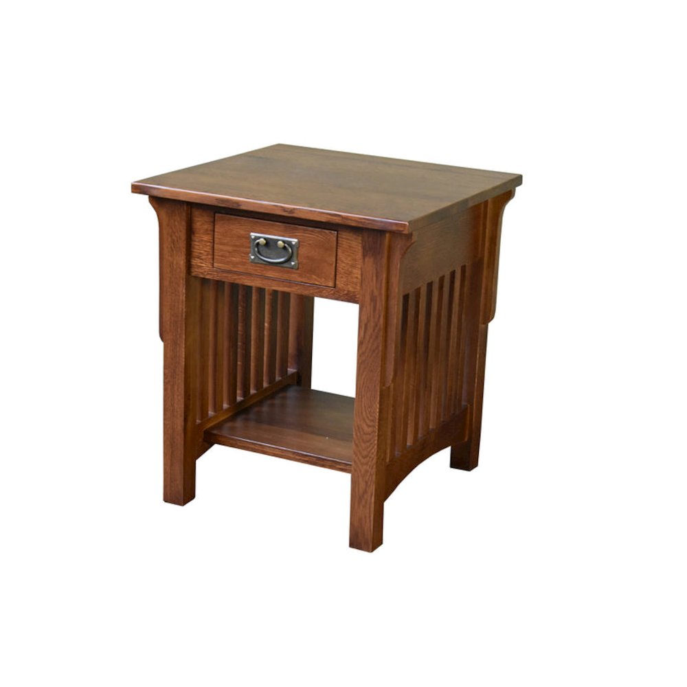 Mission 1 Drawer Crofter End Table. Picture 1