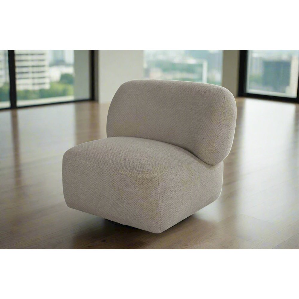 Forma Mid-Century Modern Swivel Livingroom Chair. Picture 6