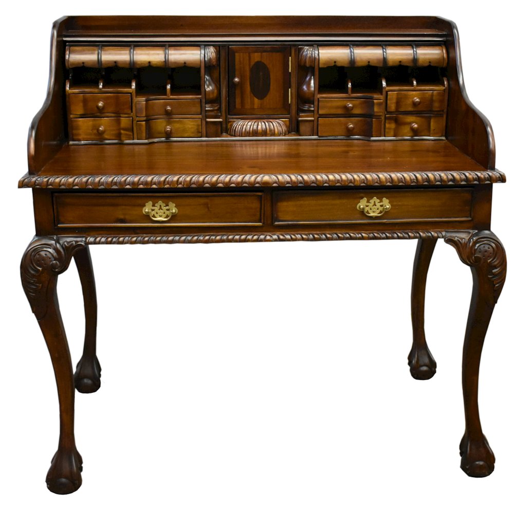 Legacy Escritoire Secretary Desk - Brown Walnut. Picture 2