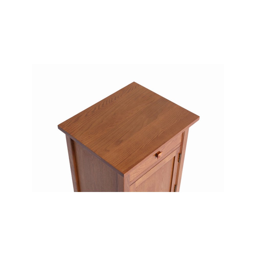 Mission 1 Door 1 Drawer Nightstand - Michael's Cherry. Picture 3