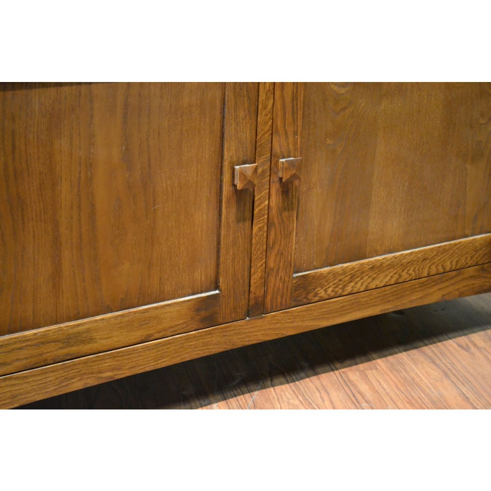 Mission Buffet Cabinet with Mirror - Dark - 50". Picture 4