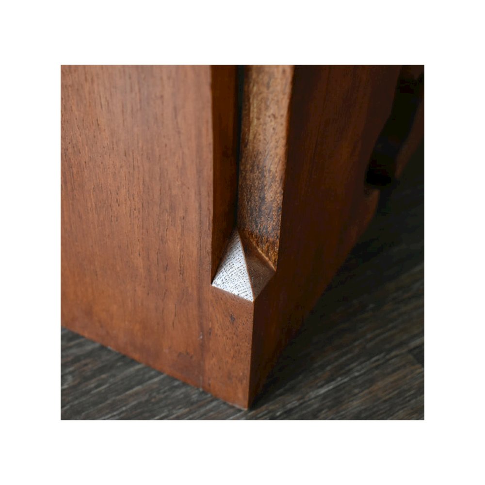 Mission Oak Tabouret Side Table - Michael's Cherry. Picture 2