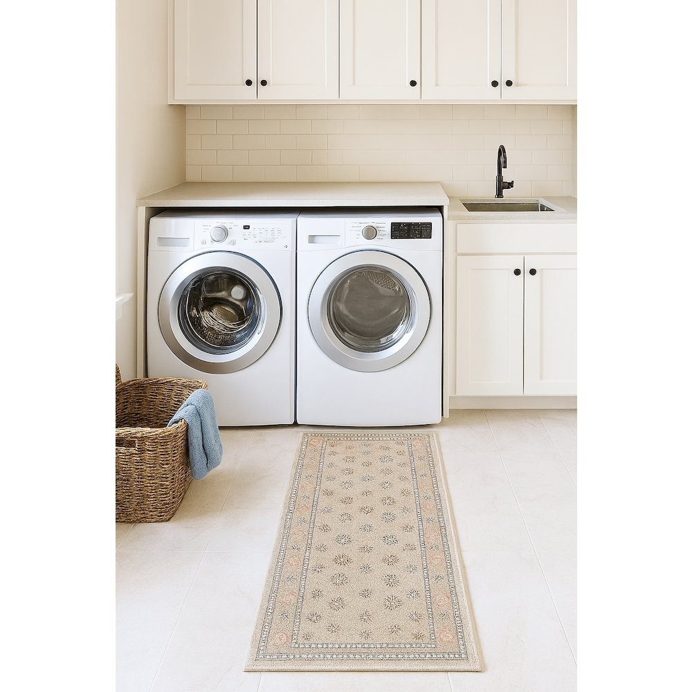 Area Rug Ultra Soft Washable Rug, Non Slip, Stain Resistant Rugs (2'7" x 9'). Picture 2