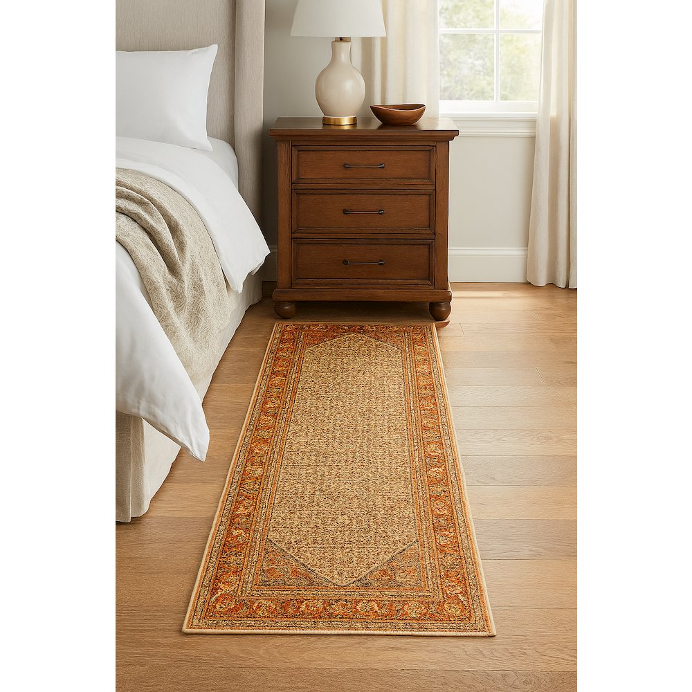 Area Rug Ultra Soft Washable Rug, Non Slip, Stain Resistant Rugs (2'7" x 9'). Picture 3