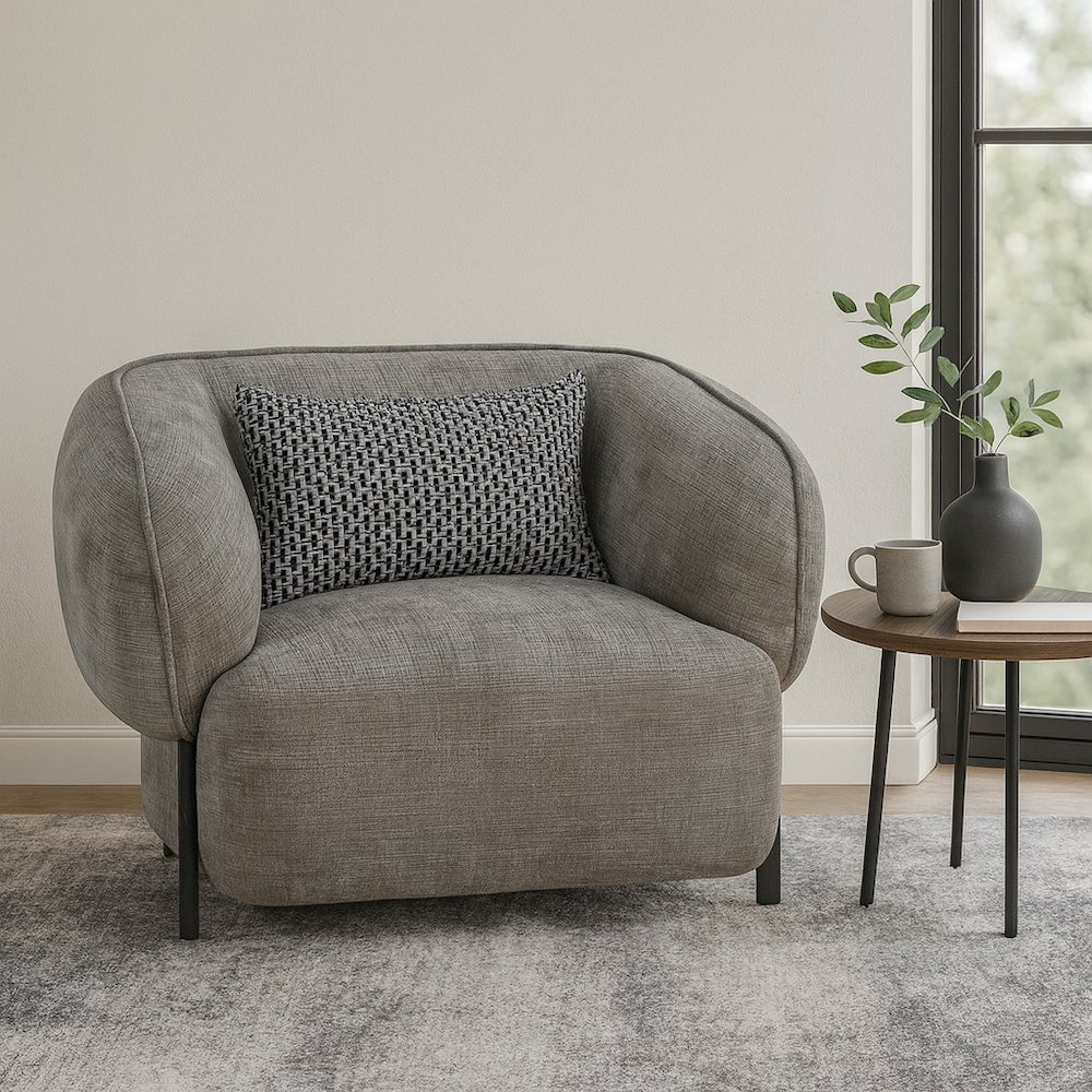 Nova Mid-Century Modern Arm Chair. Picture 4