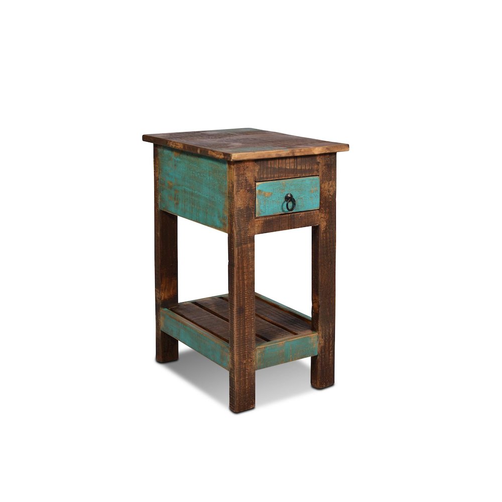 La Boca Blue Side Table. Picture 3