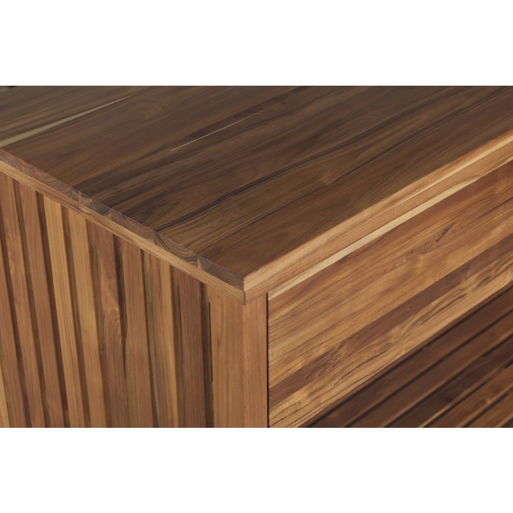 Imperial Grove Outdoor Solid Teak Wood Kitchen Island. Picture 4