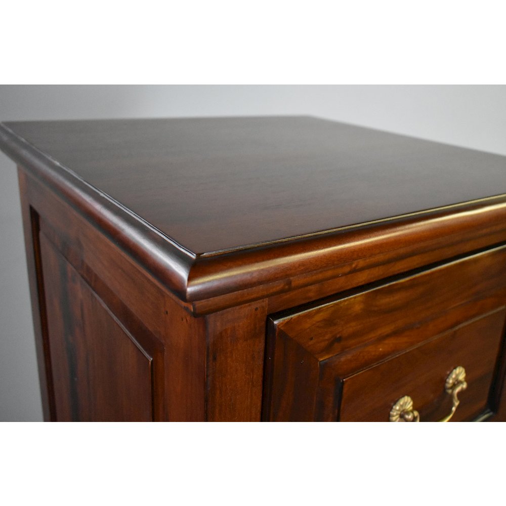 Legacy 4 Drawer File Cabinet - Brown Walnut. Picture 2