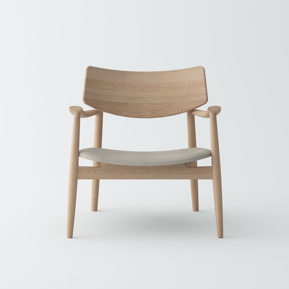 Isabella Mid century Leisure Chair - Solid American Walnut. Picture 1