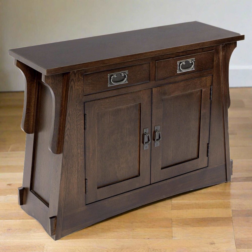 Mission Crofter Style Entry Cabinet - Walnut. Picture 3