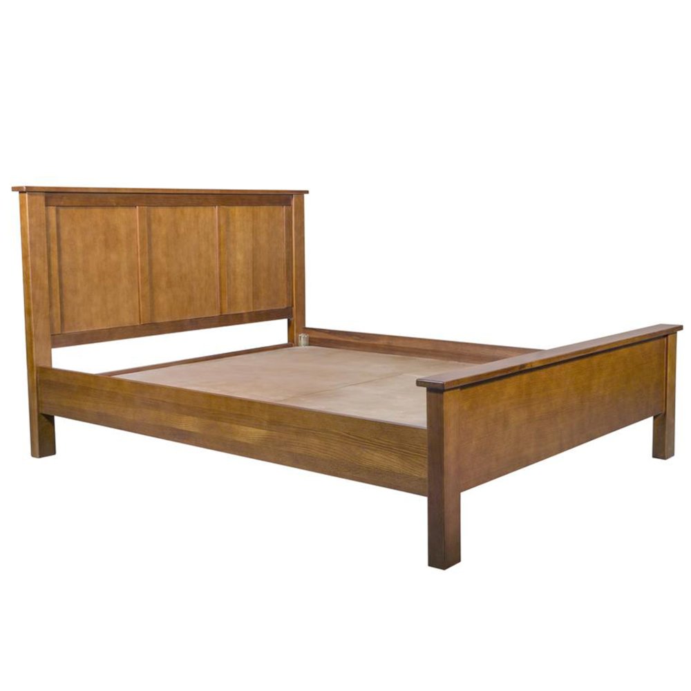 Mission Oak Panel Bed - Michael's Cherry. Picture 1
