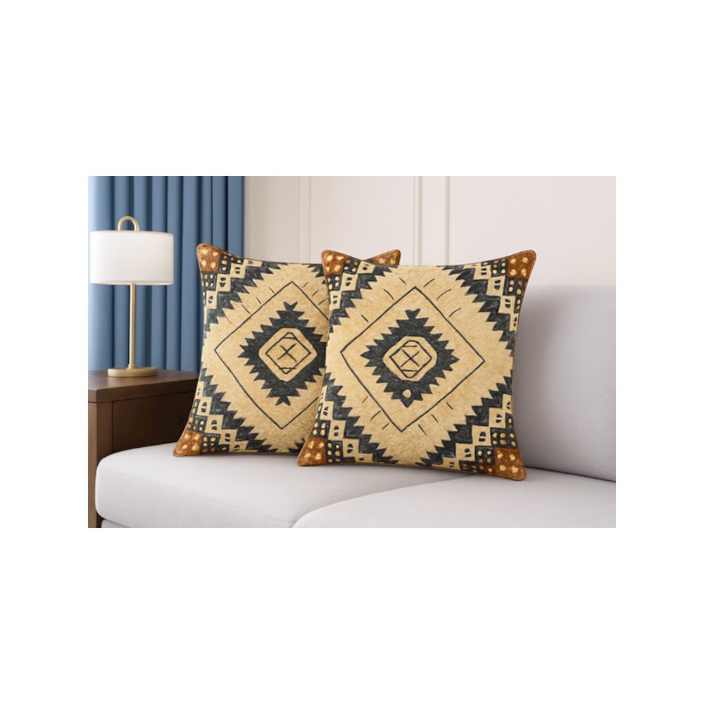 Persian-Inspired Luxurious Accent Cushions  (2 Cushion Covers + Inserts). Picture 3