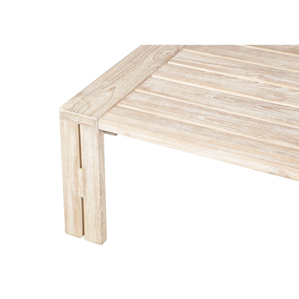 Paradiso Teak Outdoor Natural Look Coffee Table. Picture 1