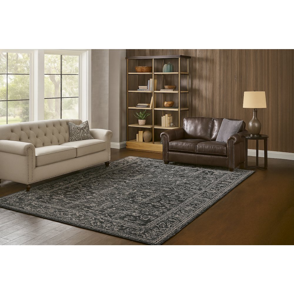 Area Rug Ultra Soft Washable Rug, Non Slip, Stain Resistant Rugs (2'7" x 9'). Picture 3
