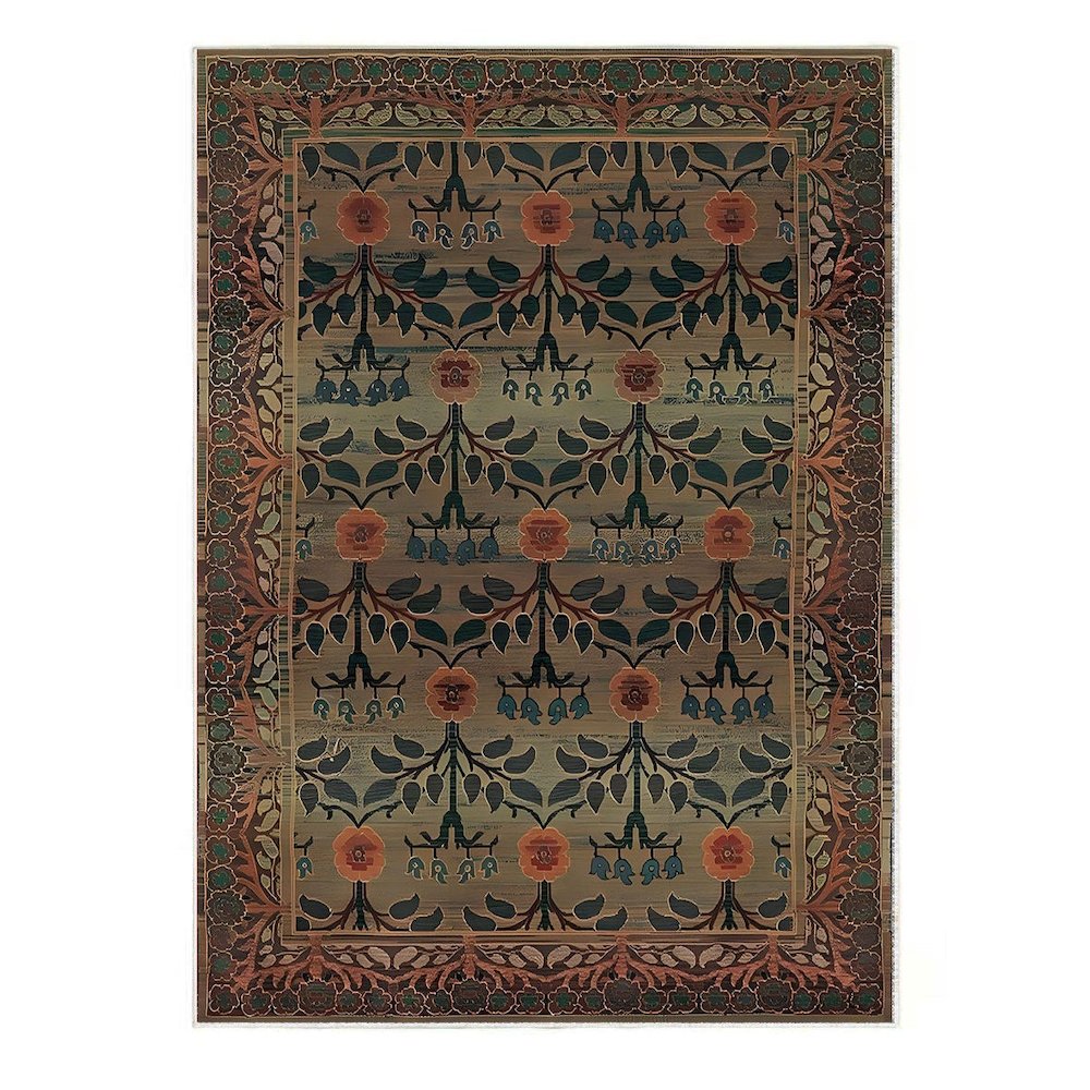 Area Rug Ultra Soft Washable Rug, Non Slip, Stain Resistant Rugs (2'7" x 9'). Picture 1