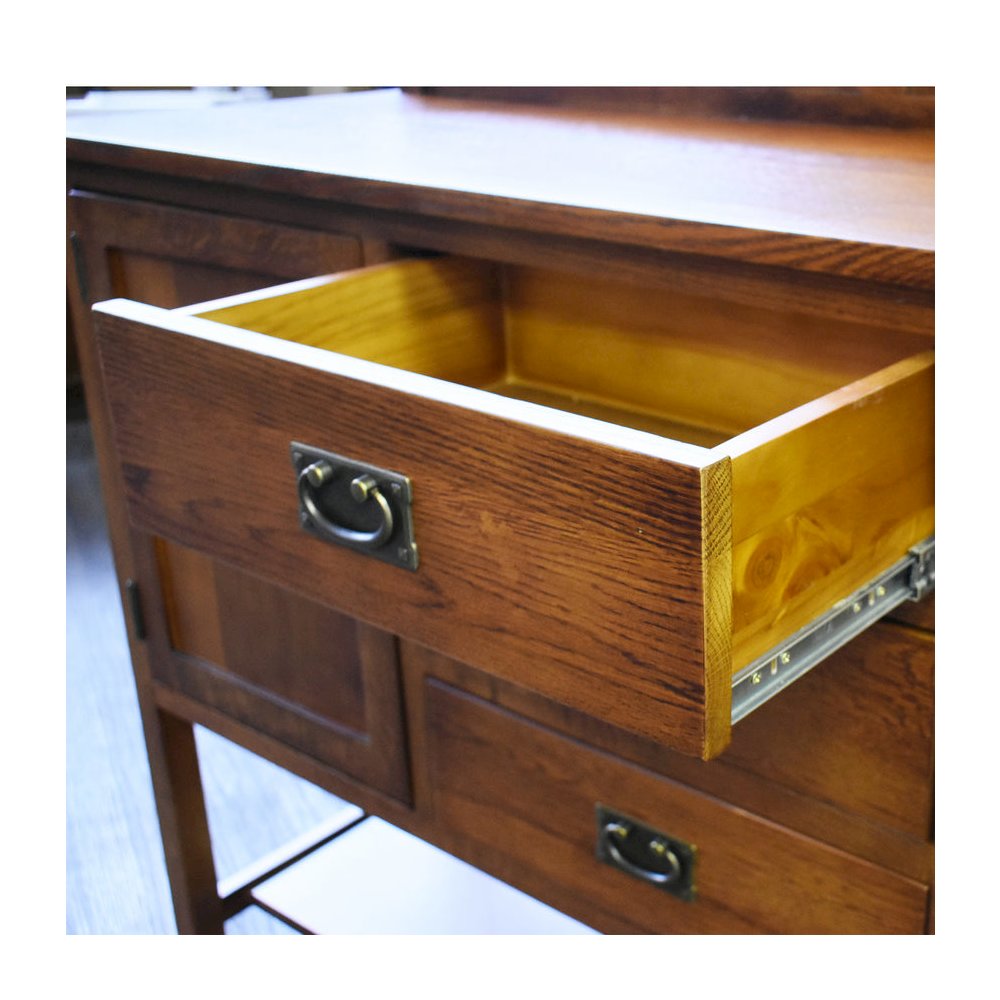 Mission Turner Sideboard With 3 Drawers And 2 Doors. Picture 3