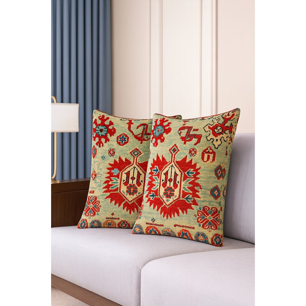 Persian-Inspired Luxurious Accent (Cushions Cover + Insert). Picture 3