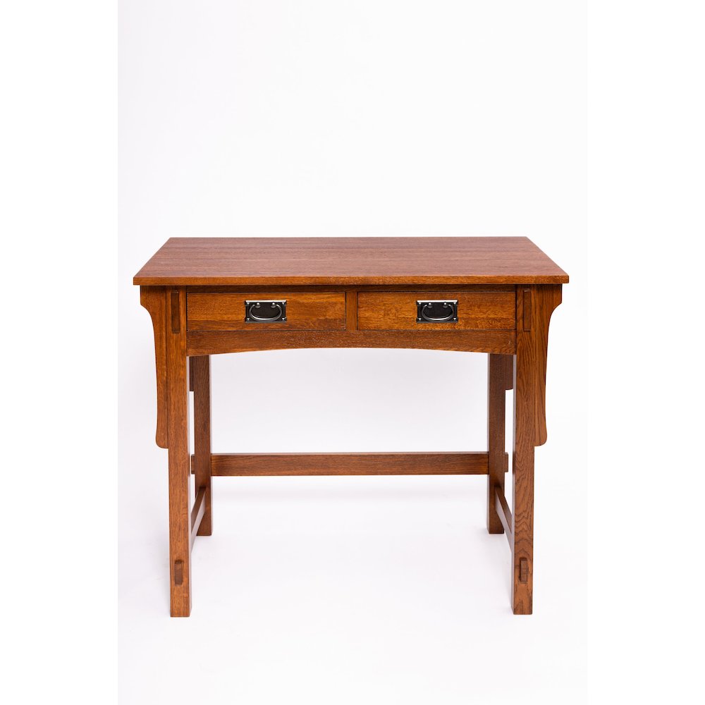 Mission Quarter Sawn Oak Writing Desk - MC. Picture 1