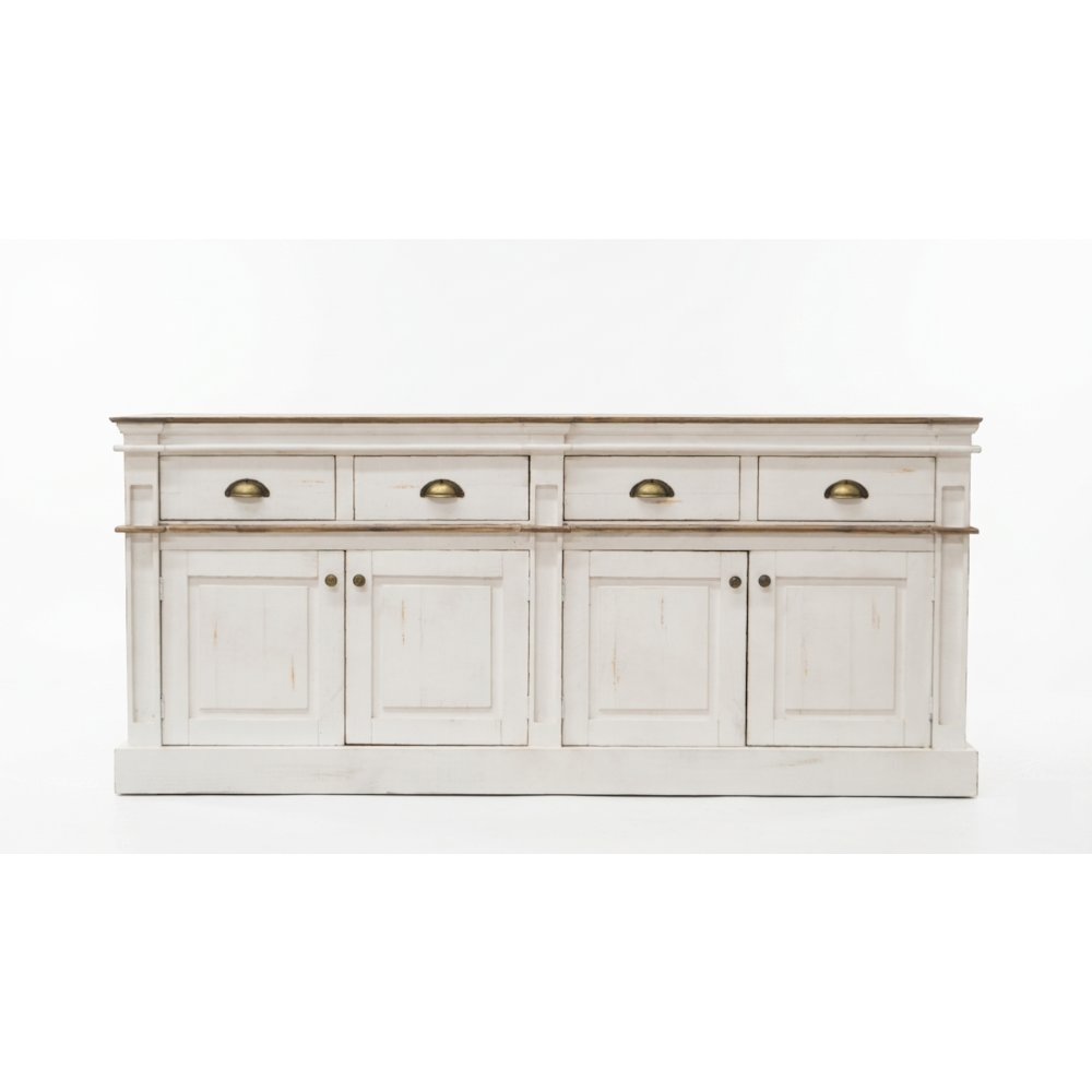 Farmhouse Style Solid Wood Sideboard Console Cabinet with Drawers & Storage -92". Picture 1