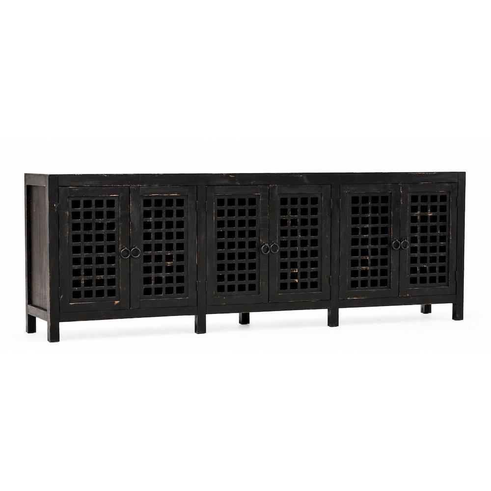 Rustic-Modern Farmhouse Solid Wood Sideboard / TV Stand. Picture 1