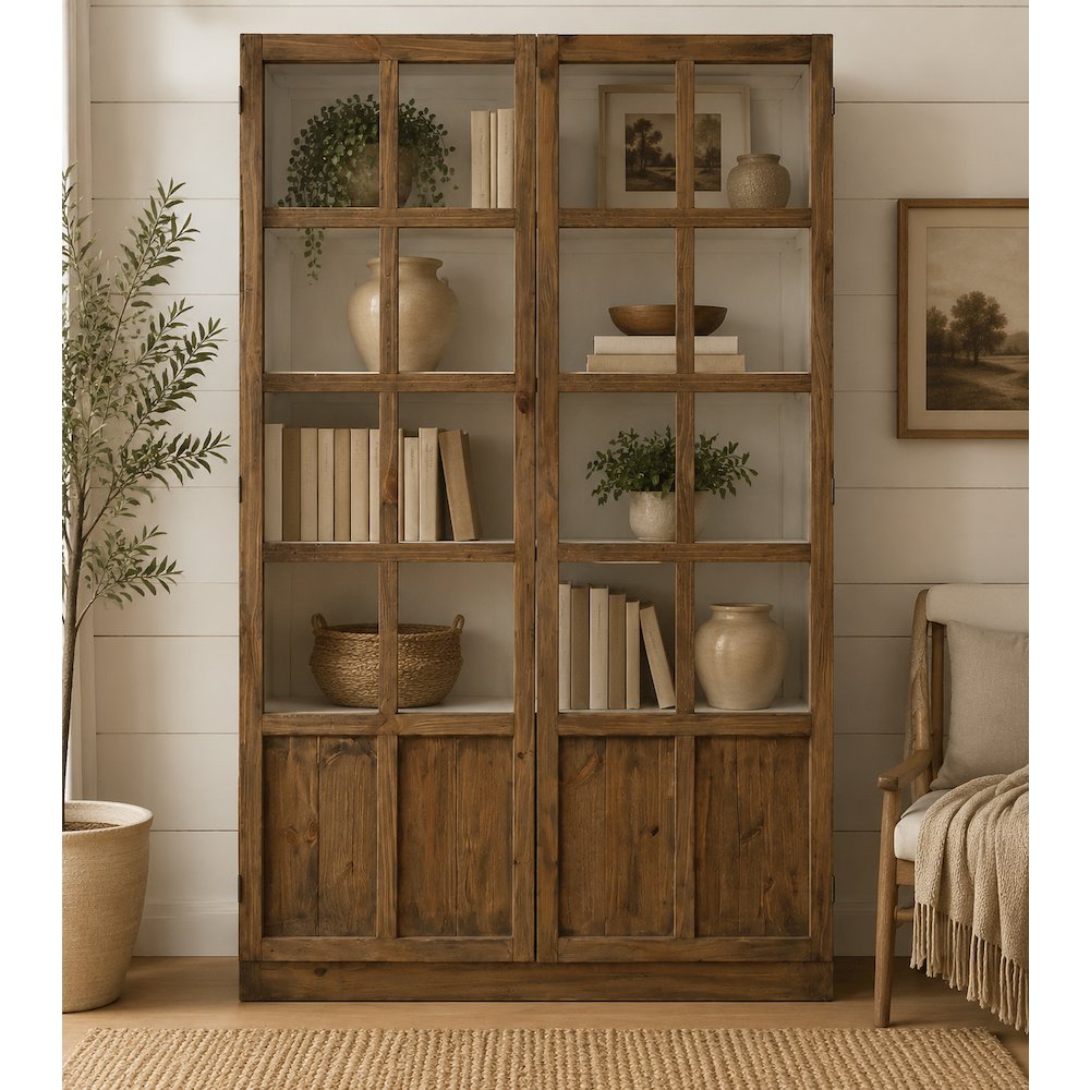 Rustic Modern Farmhouse Modular Cabinet – Solid Pine Wood. Picture 2
