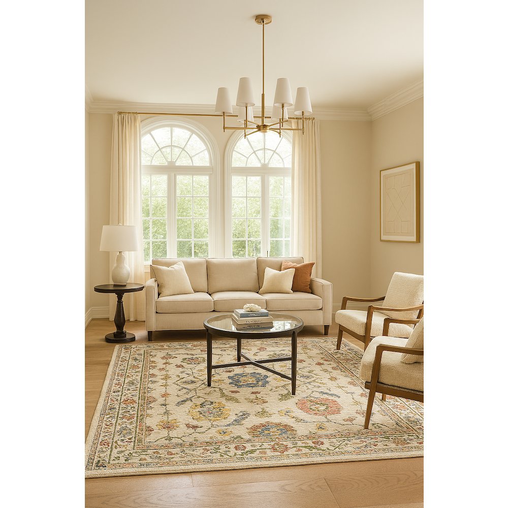 Area Rug Ultra Soft Washable Rug, Non Slip, Stain Resistant Rugs (2'7" x 9'). Picture 4