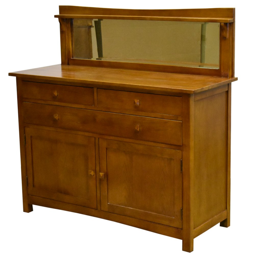 Mission Buffet Cabinet with Mirror - Michael's Cherry- 50". Picture 2