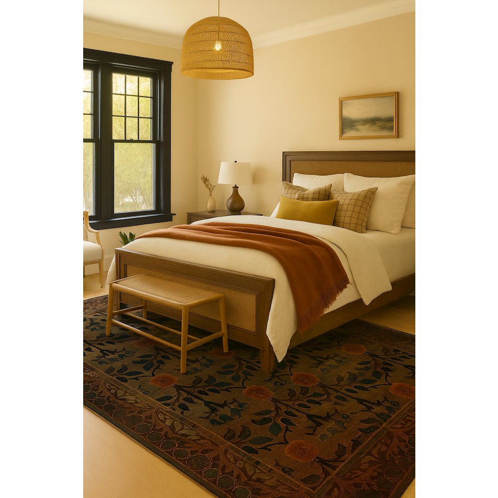 Area Rug Ultra Soft Washable Rug, Non Slip, Stain Resistant Rugs (2'7" x 9'). Picture 5