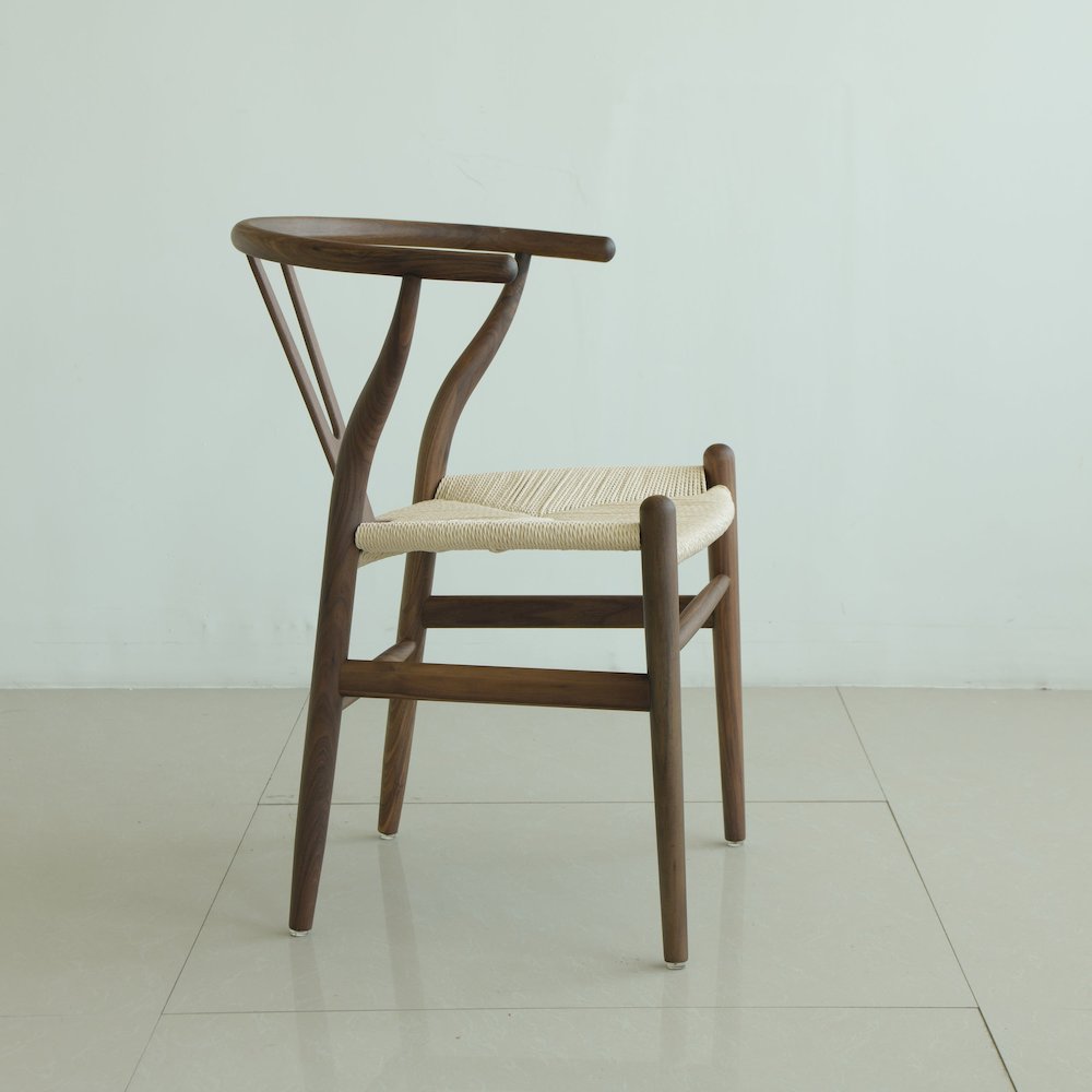 Set of 4 Isabella Mid-Century Dining chair - American Black Walnut. Picture 3