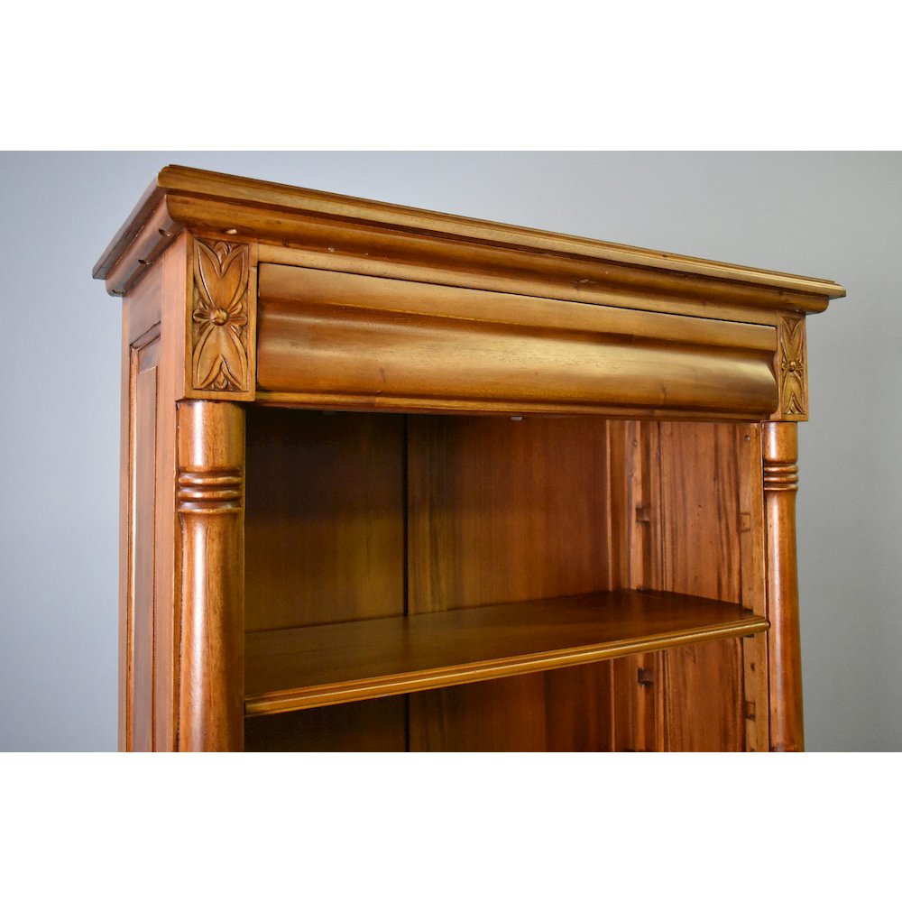 Legacy Open Bookcase - Light Brown Walnut. Picture 2