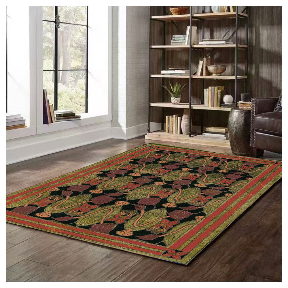 Area Rug Ultra Soft Washable Rug, Non Slip, Stain Resistant Rugs (2'7" x 9'). Picture 6