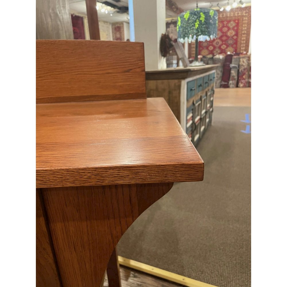 Mission 2 Drawer And Open Shelves Sideboard / Console Table - Michael's Cherry. Picture 3