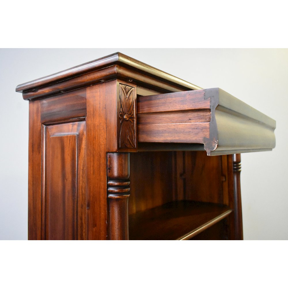 Legacy Open Bookcase - Brown Walnut. Picture 3