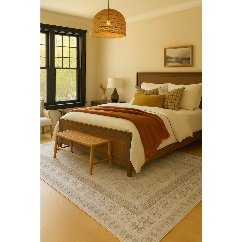 Area Rug Ultra Soft Washable Rug, Non Slip, Stain Resistant Rugs (8' x 10'). Picture 4