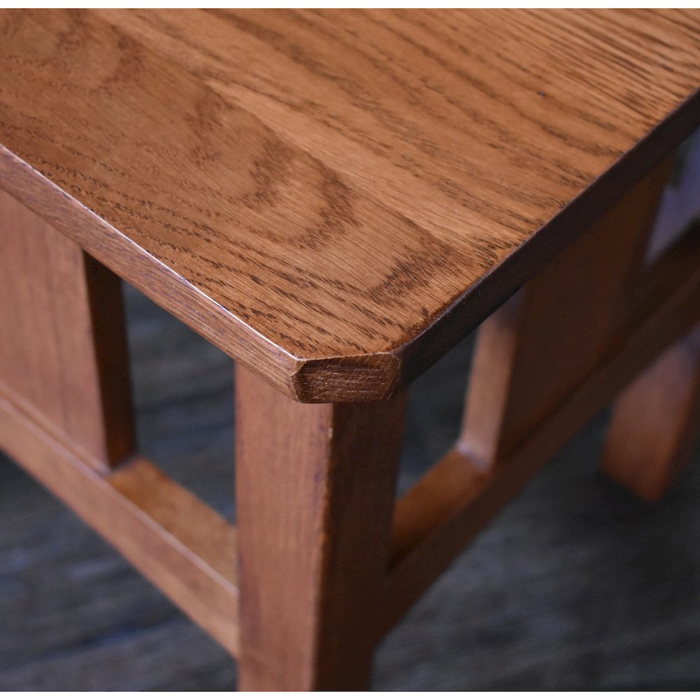 Mission Oak Slat End Table - Michael's Cherry. Picture 3
