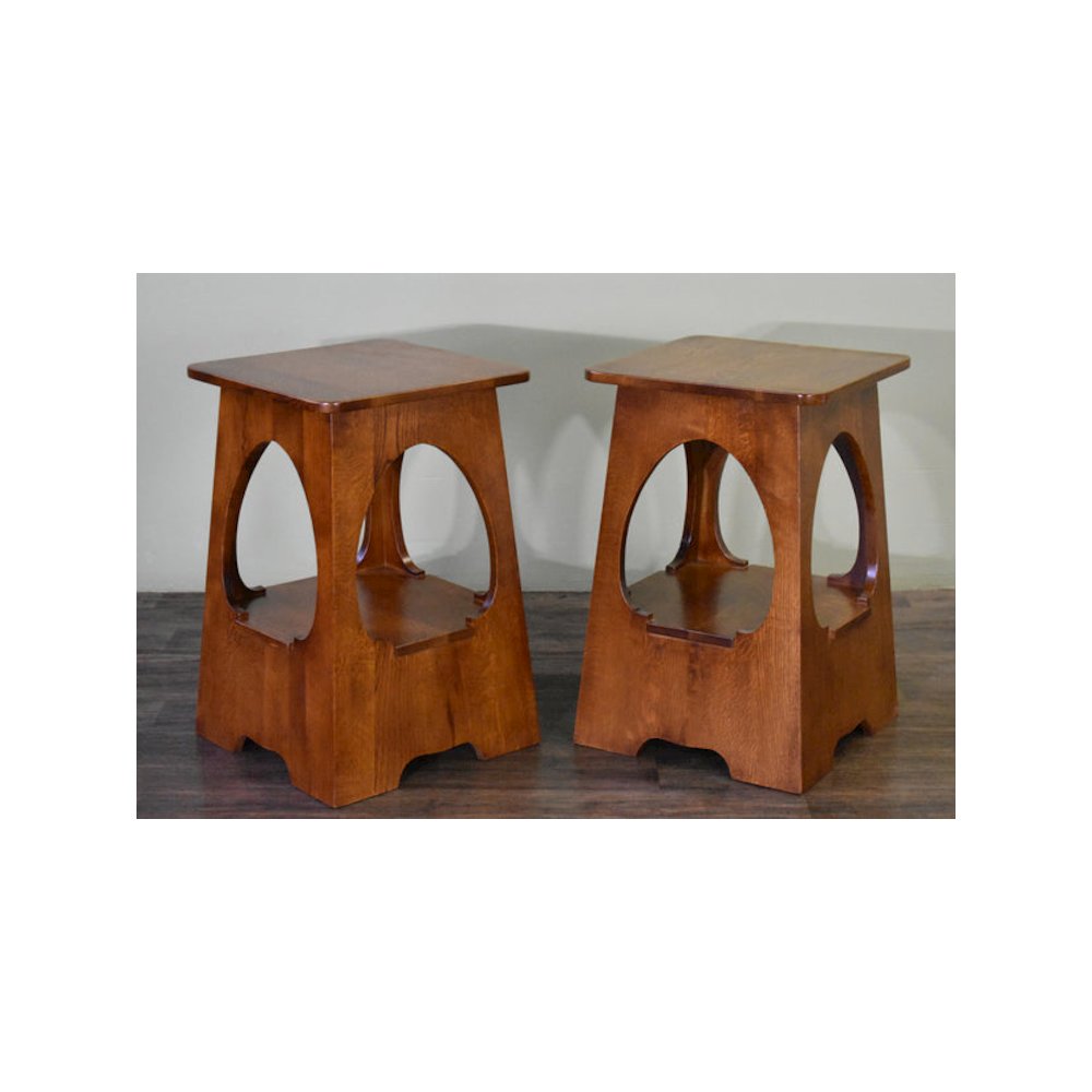 Arts and Crafts / Mission Style Taboret End Table. Picture 3