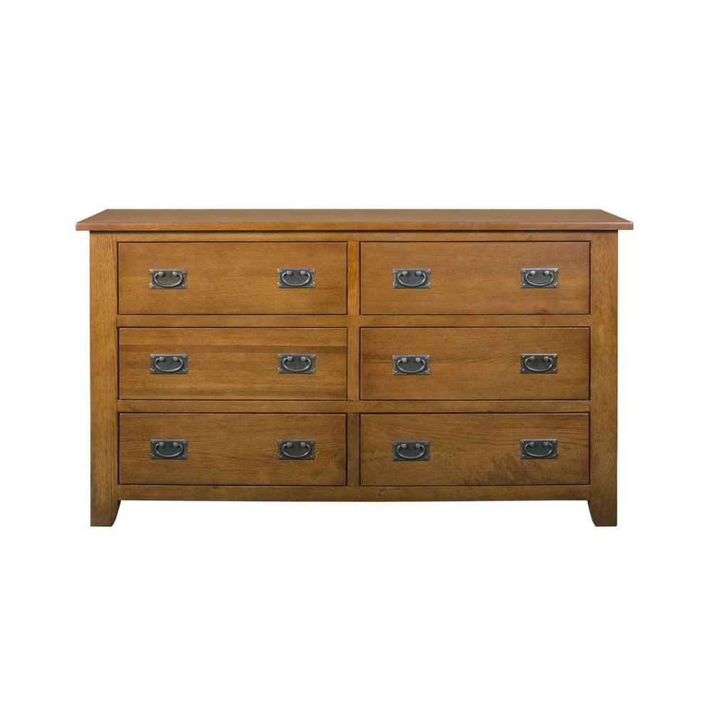 Mission 6 Drawer Dresser - Michael's Cherry. Picture 3