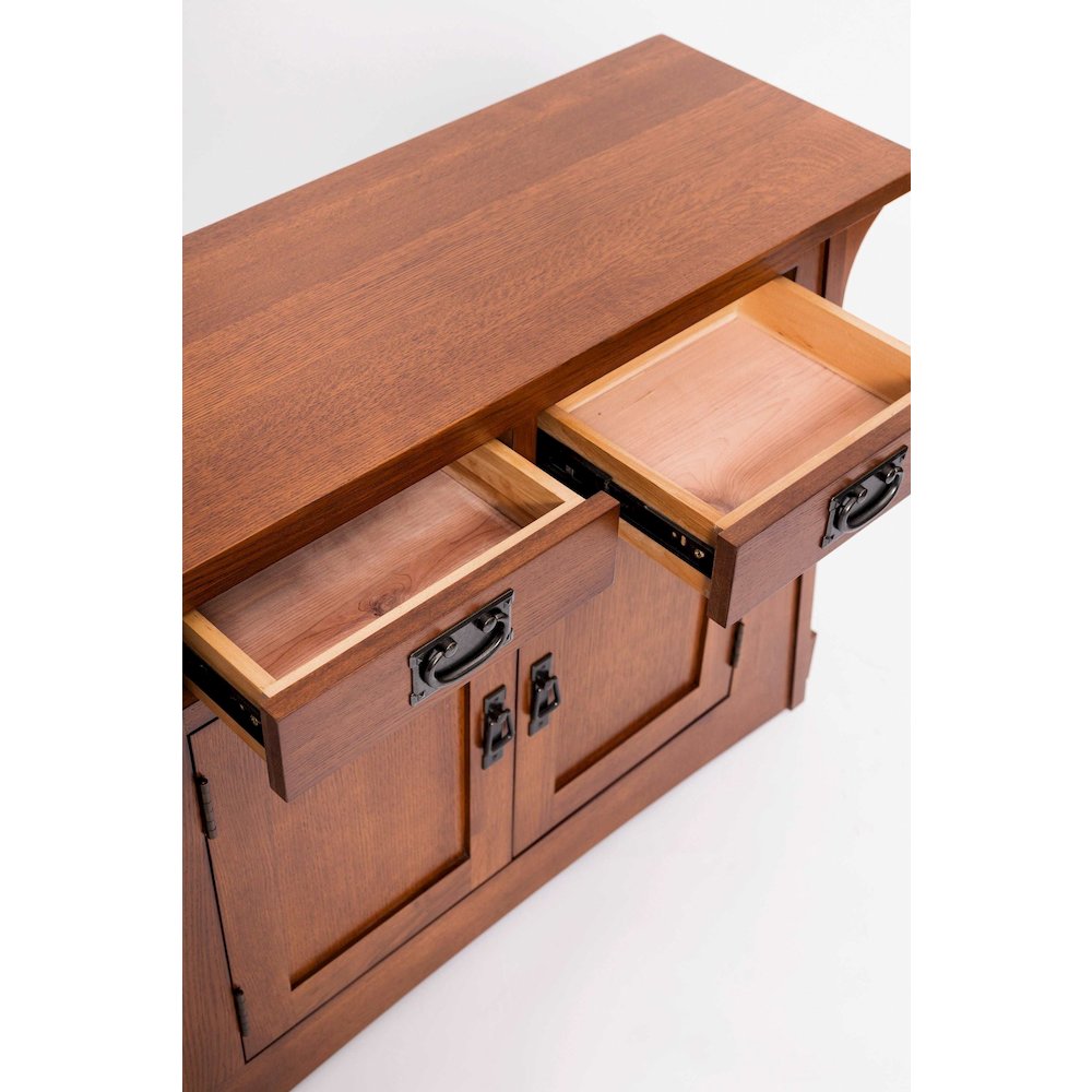 Mission Crofter Style Entry Cabinet - Michael's Cherry. Picture 5