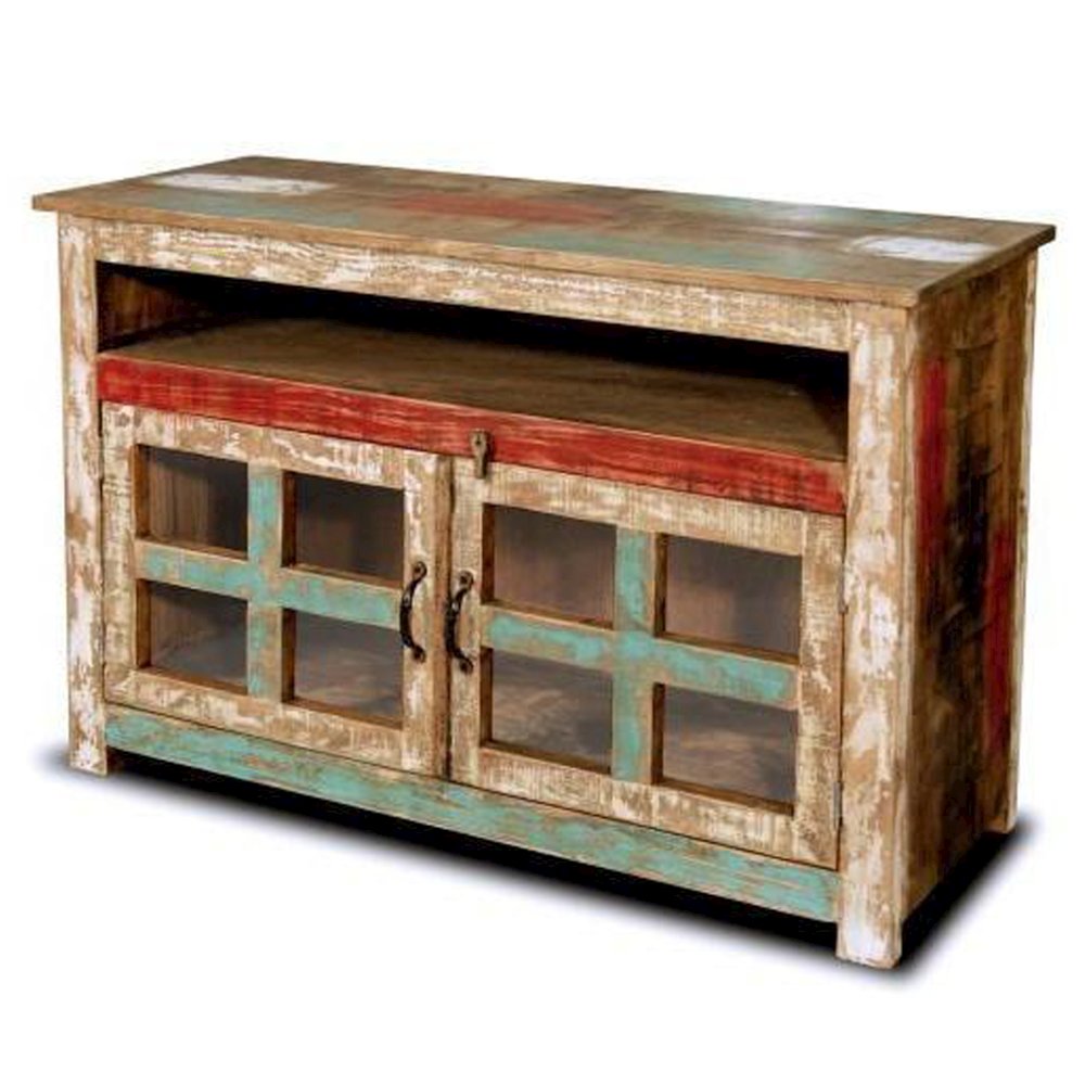 La Boca Glass Door TV Stand - 45". Picture 1
