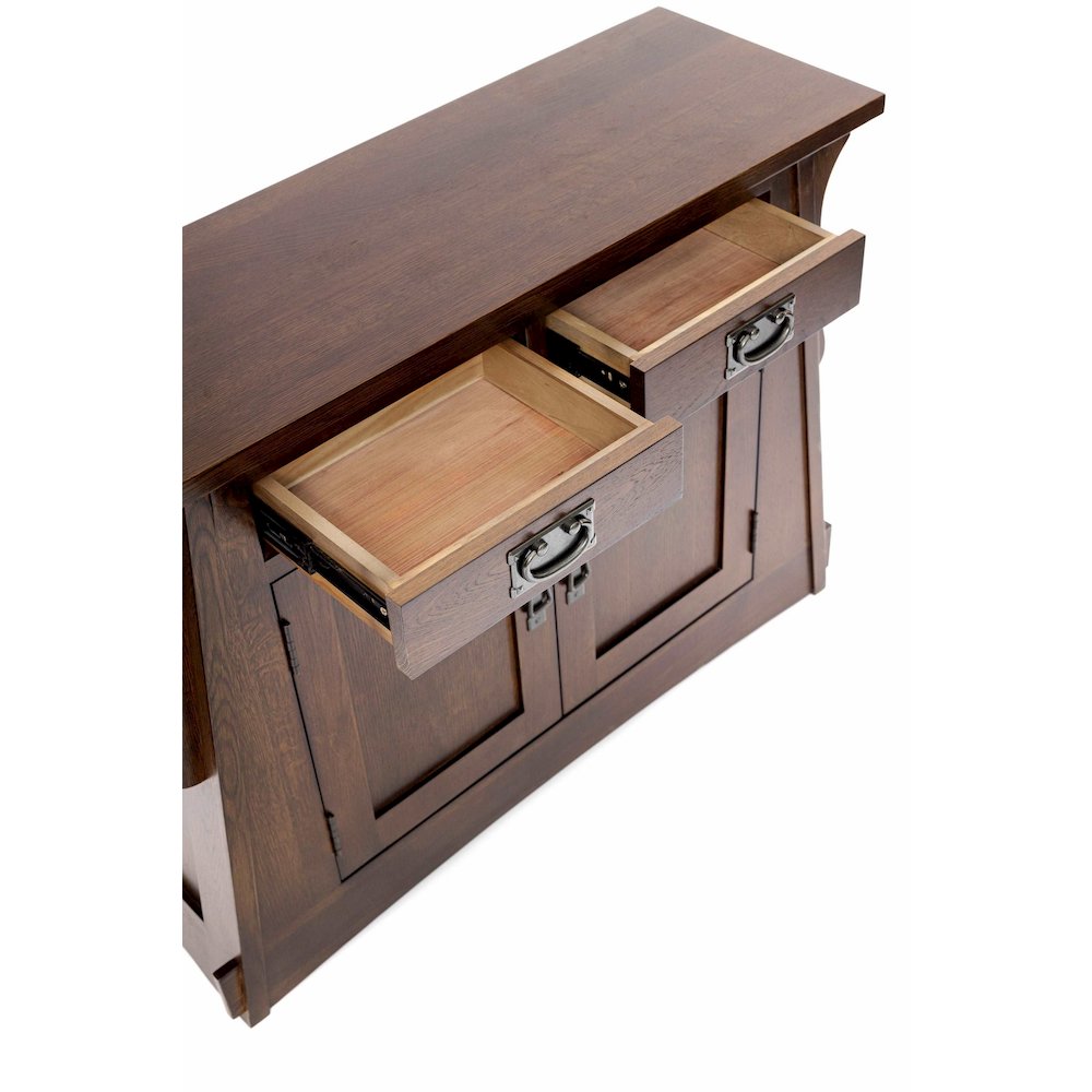 Mission Crofter Style Entry Cabinet - Walnut. Picture 4