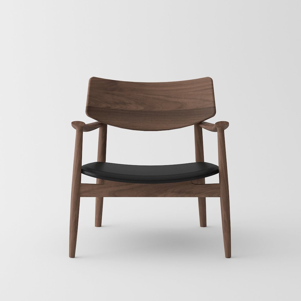 Isabella Mid century Leisure Chair - Solid American Black Walnut. Picture 1