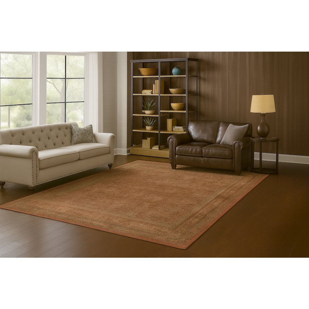 Area Rug Ultra Soft Washable Rug, Non Slip, Stain Resistant Rugs (2'7" x 9'). Picture 3