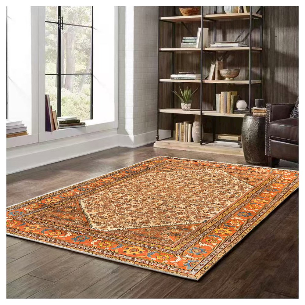Area Rug Ultra Soft Washable Rug, Non Slip, Stain Resistant Rugs (2'7" x 9'). Picture 6