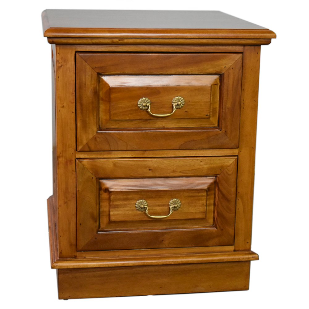 Legacy 2 Drawer File Cabinet - Light Brown Walnut. Picture 3