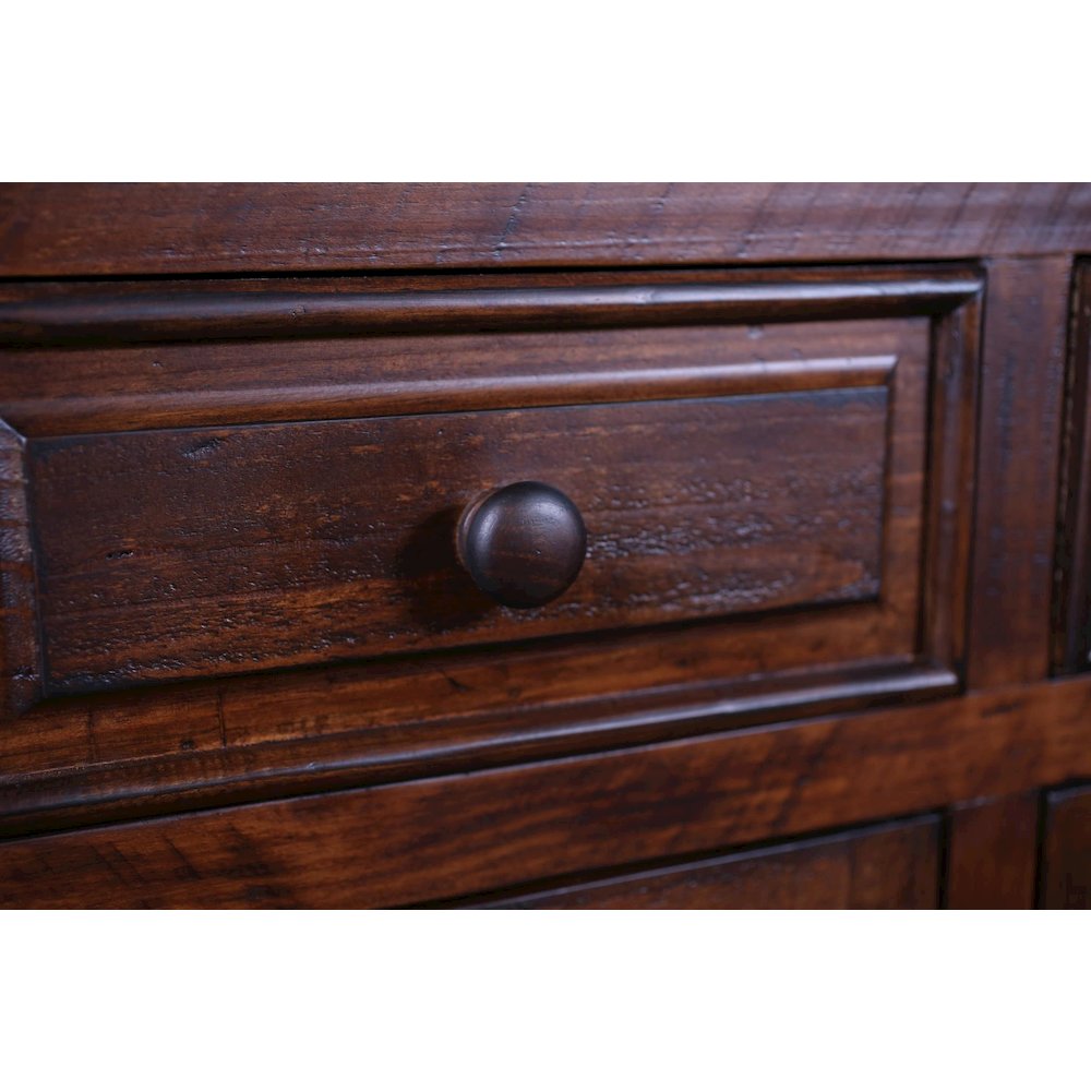 Keystone Panel Door TV Stand - 73" - Brown. Picture 2