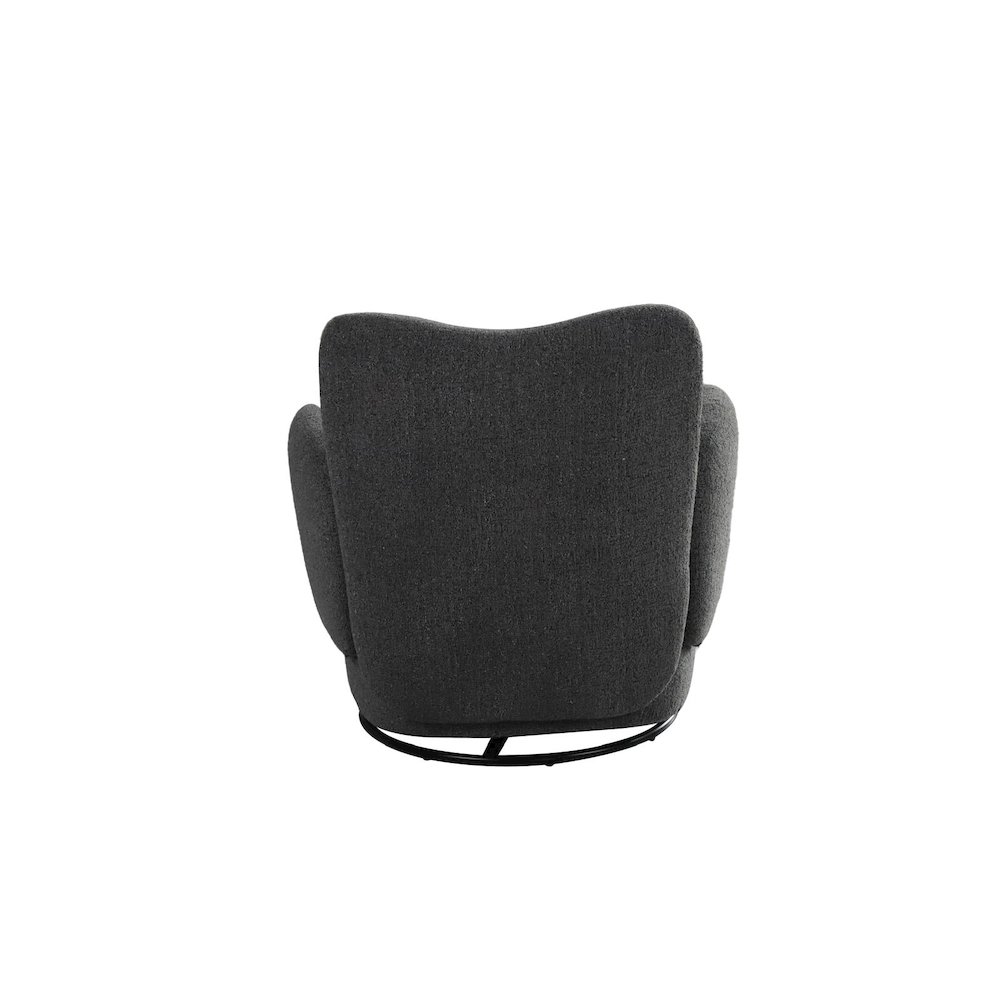 Atlas Modern Fabric Swivel Arm Chair. Picture 3