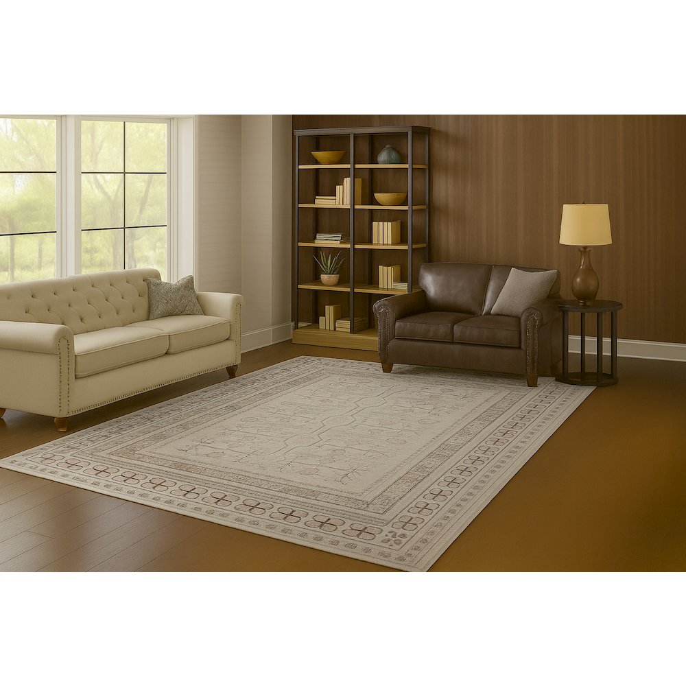 Area Rug Ultra Soft Washable Rug, Non Slip, Stain Resistant Rugs (8' x 10'). Picture 3